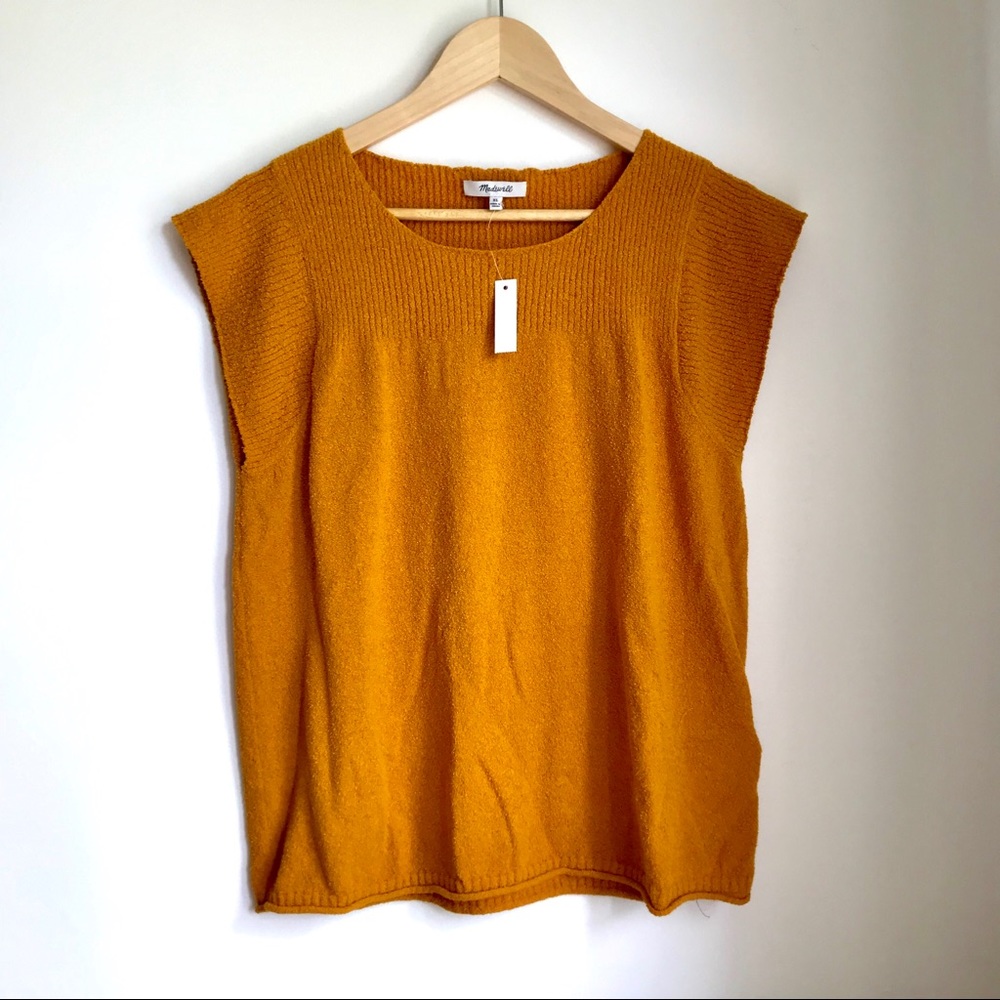 Madewell Marin short sleeve sweater top